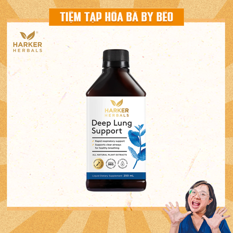 Deep Lung Support Harker Herbals - Siro thảo dược giúp bổ phổi, thông thoáng đường thở