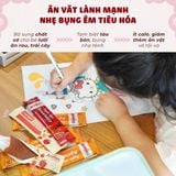 Trái Cây Sấy Dẻo Vị Táo & Dâu Tây Ăn Vặt Healthy Cho Người Thừa Cân, Tiểu Đường, Tiêu Hoá Kém, No Lâu Cả Buổi Annie’s Apple & Strawberry Fruit Fruit Flats (8 thanh x 10g) - New Zealand