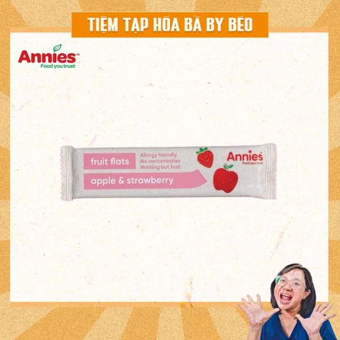 Thanh Trái Cây Sấy Táo & Dâu Tây Annie’s Apple & Strawberry Fruit Flats