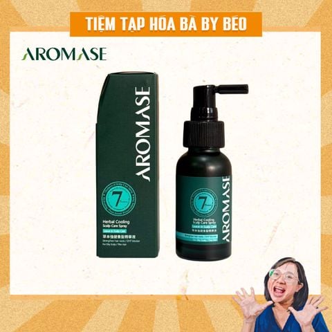 Xịt dưỡng da đầu chuyên biệt cho da DẦU Aromase Herbal Cooling Scalp Care Spray 40ml