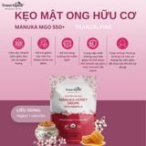 Kẹo ngậm mật ong hữu cơ Manuka MGO 550+ TranzAlpine