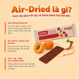 Thanh Trái Cây Sấy Dẻo Tự Nhiên Vị Táo & Mơ Ăn Vặt Healthy Ít Calo Cho Người Thừa Cân, Tiểu Đường, Tiêu Hoá Kém Annie’s Apple & Apricot Fruit Flats (8 thanh x 10g) - New Zealand
