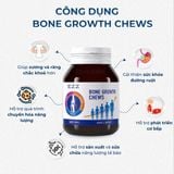 Viên Nhai Tăng Chiều Cao, Cải Thiện Biếng Ăn, Ngủ Ngon Giấc, Xương Răng Chắc Khỏe EZZ Bone Growth Chews Của Úc 120 Viên
