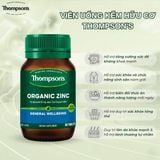 Viên Uống Kẽm Hữu Cơ Thompson’s Organic Zinc - 80 Viên