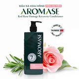 Aromase Red Rose Damage Recovery Conditioner 400ml Dầu xả tinh dầu hoa hồng phục hồi hư tổn