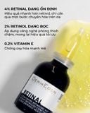 Tinh chất trẻ hoá da, giảm nếp nhăn Retinal DermEden Night Retinoids Concentrate 6% 30ml