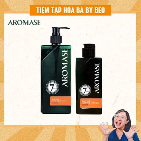 Dầu Gội Cấp Ẩm, Trị Gàu, Giảm Ngứa Cho Da Đầu Khô Nhạy Cảm Dry Scalp Soothing Shampoo Aromase