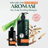 Dầu Gội Cấp Ẩm, Trị Gàu, Giảm Ngứa Cho Da Đầu Khô Nhạy Cảm Dry Scalp Soothing Shampoo Aromase