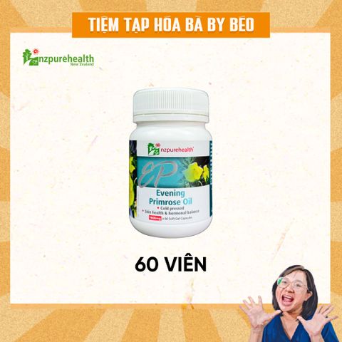 Viên Tinh Dầu Hoa Anh Thảo Ép Lạnh Cân Bằng Nội Tiết Nữ NZPureHealth EPO 100 Viên