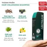 Aromase Hair Volumizing Shampoo 400ml/90ml Dầu gội ngăn rụng và hỗ trợ mọc tóc