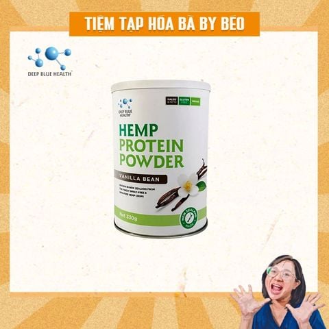 Bột Đạm Thuần Chay Từ Hạt Gai Dầu Deep Blue Health Hemp Protein Powder