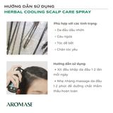 Xịt dưỡng da đầu chuyên biệt cho da DẦU Aromase Herbal Cooling Scalp Care Spray 40ml