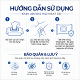 Khăn Lau Kiểm Soát Mồ Hôi Giảm Mùi Cơ Thể Neat 3B Antiperspirant Body Wipes Gói 30 Khăn