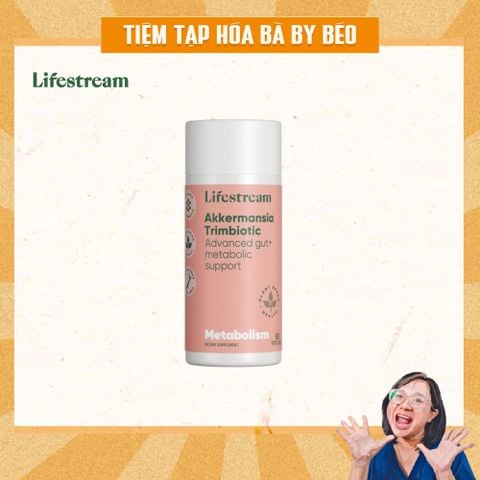 Viên Uống Men Vi Sinh Chuyển Hoá Lifestream Akkermansia Trimbiotic (60 Viên)
