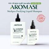 Aromase MediPRO Scalp Purifying Liquid Shampoo 80ml tẩy tế bào chết da đầu chuyên sâu dạng lỏng