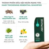 Aromase Hair Volumizing Shampoo 400ml/90ml Dầu gội ngăn rụng và hỗ trợ mọc tóc