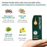 Aromase Herbal Anti-Dandruff Essential Shampoo 400ml/90ml Dầu gội trị gàu và giảm nhờn da đầu