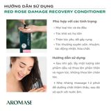 Aromase Red Rose Damage Recovery Conditioner 400ml Dầu xả tinh dầu hoa hồng phục hồi hư tổn