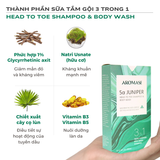 Sữa tắm gội 3 trong 1 cho da nhạy cảm 5α Juniper Head-To-Toe Shampoo & Body Wash 260ml