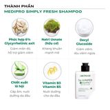 Aromase MediPRO Simply Fresh Shampoo 80ml Dầu gội giảm viêm da đầu chuyên sâu