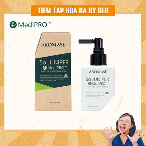 Xịt dưỡng và làm dịu da đầu chuyên sâu Aromase MediPRO Simply Fresh Spray 110ml