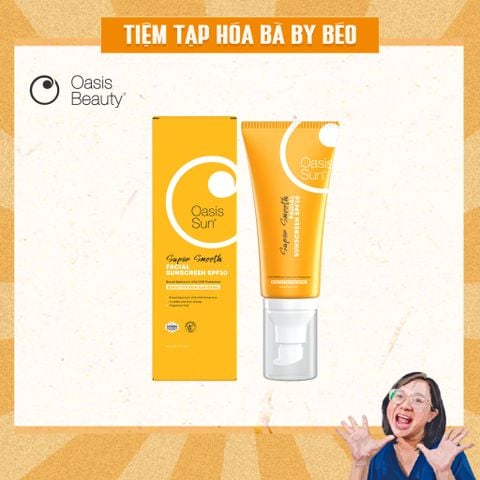 Kem chống nắng da nhạy cảm SPF30 Oasis Beauty Super Smooth Facial Sunscreen 50ml