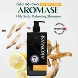 Aromase Herbal Anti-Dandruff Essential Shampoo 400ml/90ml Dầu gội trị gàu và giảm nhờn da đầu