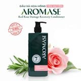 Aromase Red Rose Damage Recovery Conditioner 400ml Dầu xả tinh dầu hoa hồng phục hồi hư tổn