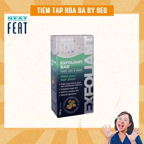 Xà Phòng Tẩy Tế Bào Chết Giúp Làm Mềm Da Dày Sần Neat Feat Exfoliant Soap 150g