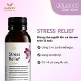 Siro uống hỗ trợ toàn diện cho tinh thần, giảm stress căng thẳng Harker Herbals Stress Relief 100ml