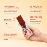 Thanh Trái Cây Sấy Dẻo Tự Nhiên Vị Táo & Mơ Ăn Vặt Healthy Ít Calo Cho Người Thừa Cân, Tiểu Đường, Tiêu Hoá Kém Annie’s Apple & Apricot Fruit Flats (8 thanh x 10g) - New Zealand