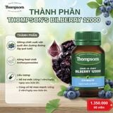 Viên Uống Bổ Mắt & Hỗ Trợ Mao Mạch Thompson's One-A-Day Bilberry 12000