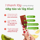Thanh Trái Cây Sấy Dẻo Lợi Tiêu Hóa Vị Táo & Kiwi Annie’s Apple & Kiwifruit Flats - New Zealand