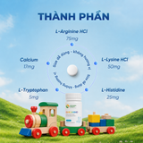 Viên ăn ngon - ngủ sâu GHR Amino Aotearoa Vitality dành cho trẻ biếng ăn, chất lượng giấc ngủ kém - 60 viên
