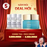 Combo cấp nước sáng da đa tầng D. Rich Day creme + TXA 3 ống
