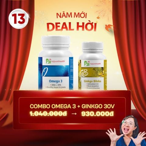 Combo Omega 3 & Ginkgo Biloba