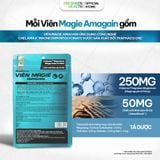  [Combo 5] Viên Magie AMAGAIN sản xuất tại Traphaco CNC ứng dụng công nghệ Chelamax® Magie Bisglycinate, phân phối bởi Freshen Health 