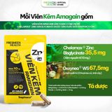  [Combo5] Viên kẽm AMAGAIN sản xuất tại Traphaco CNC ứng dụng Kẽm Chelamax® Bisglycinate 