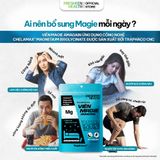  [Combo 5] Viên Magie AMAGAIN sản xuất tại Traphaco CNC ứng dụng công nghệ Chelamax® Magie Bisglycinate, phân phối bởi Freshen Health 