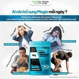  Combo 1 Kẽm AMAGAIN + 1 Magie AMAGAIN sản xuất tại Traphaco CNC ứng dụng công nghệ Chelamax® Magie Bisglycinate, phân phối bởi Freshen Health 