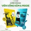  Combo 1 Kẽm AMAGAIN + 1 Magie AMAGAIN sản xuất tại Traphaco CNC ứng dụng công nghệ Chelamax® Magie Bisglycinate, phân phối bởi Freshen Health 