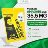  Combo 1 Kẽm AMAGAIN + 1 Magie AMAGAIN sản xuất tại Traphaco CNC ứng dụng công nghệ Chelamax® Magie Bisglycinate, phân phối bởi Freshen Health 