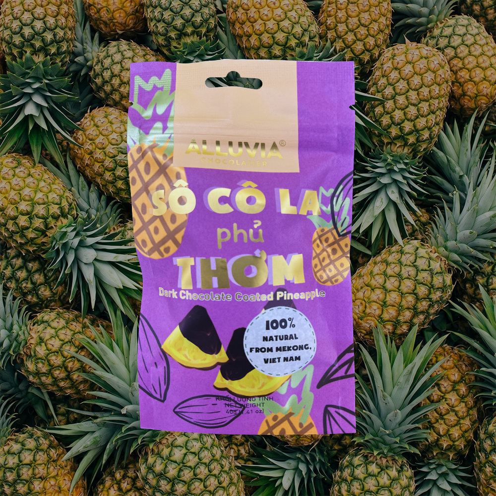  Chocolate Coated Pineapple 