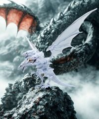  YG-001- Mô hình rồng trắng mắt xanh 