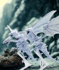  YG-001- Mô hình rồng trắng mắt xanh 