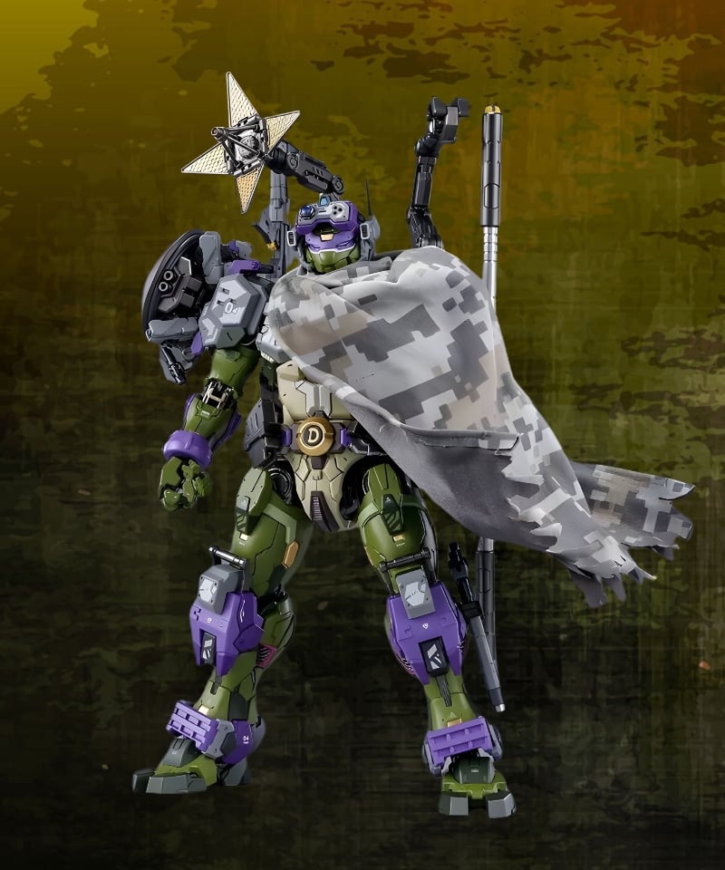  HEATBOYS-HB0015-Mô hình nhân vật Donatello – Ninja Rùa Đột Biến 