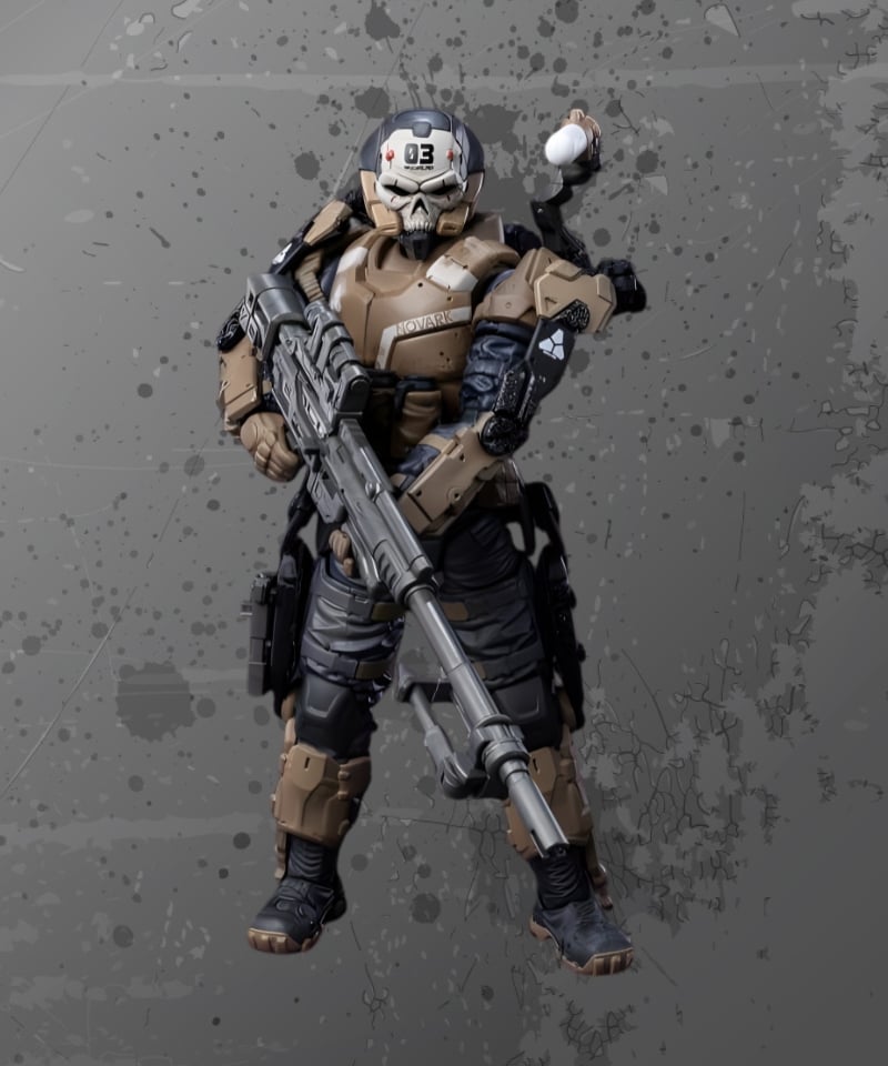  FEXTHobby-FXH-AR-003-Mưa Axit- Chiến hạm Nova: thợ hàn đầu lâu (mô hình 1:12) 