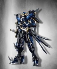  DEVIL HUNTER-YY-04-Mô hình Võ tướng Date Masamune - Samurai (màu xanh dương) 