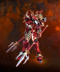  Mô hình võ tướng Sanada Yukimura - Samurai (màu đỏ) DEVIL HUNTER-YY-05 