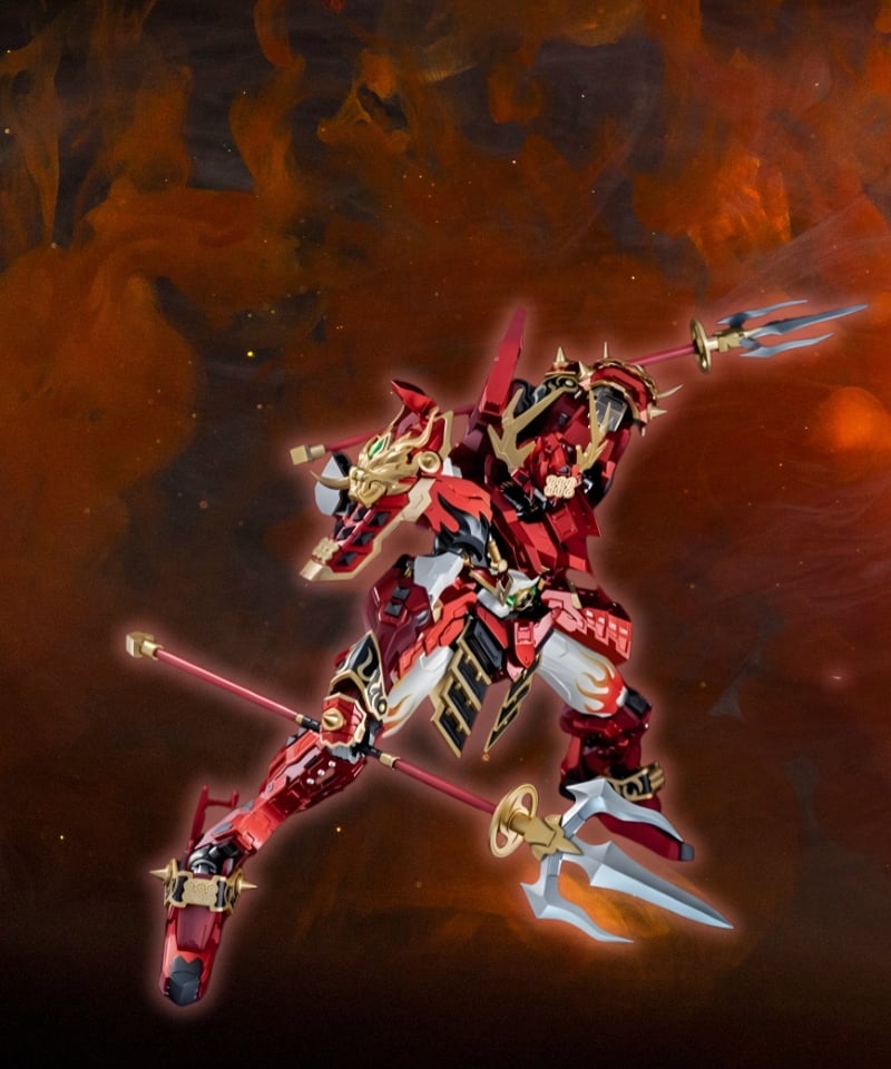  Mô hình võ tướng Sanada Yukimura - Samurai (màu đỏ) DEVIL HUNTER-YY-05 